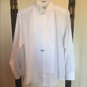 White tuxedo shirt